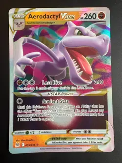 Aerodactyl VSTAR 93/196 Lost Origin Pokemon Card NM - Image 3