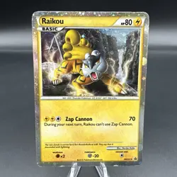 Pokemon Raikou HGSS19 Promo 2010 Holo - Image 1