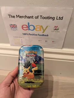 Pokemon TCG Mega Evolution Ascended Heroes Mini Tin - Pikachu & Tepig ⚡ In Hand✅ - Image 1