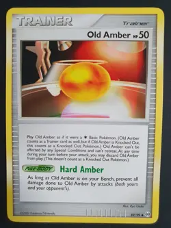 Old Amber 89/99 Trainer - Arceus Set - Pokemon Card - Lightly Played - Image 1