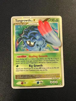 Pokemon Arceus Set Tangrowth Lv.X 99/99 Holo Rare LP - Image 1
