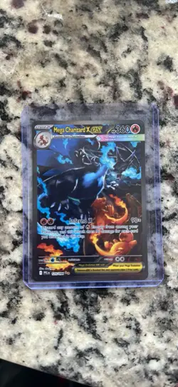 Pokemon TCG Phantasmal Flames Mega Charizard X ex 125/094 SIR - NM/M - Image 1