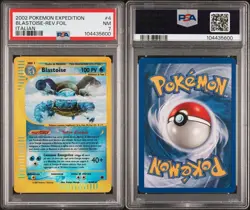 Pokemon Blastoise Reverse Holo 37/165 Expedition Base Set PSA 7 Italian e-Series - Image 3
