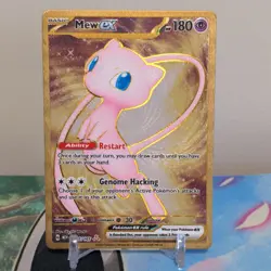 Pokemon TCG Metal Mew EX 205/165 Scarlet & Violet 151 Promo - Image 1