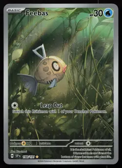 Feebas 198/191 Illustration Rare Surging Sparks Pokemon NM - Image 1