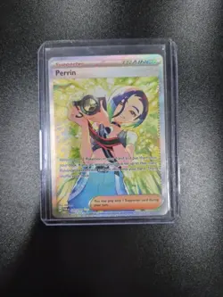 Pokemon Perrin Full Art Ultra Rare Holo Trainer Twilight Masquerade 220/167 - Image 1