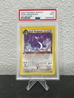 2000 Pokemon Rocket - Dark Dragonair - 1st Edition - PSA Mint 9 - #33 - Image 1
