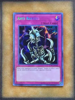 Yugioh Anti Raigeki LCKC-EN104 Secret Rare NM - Image 1