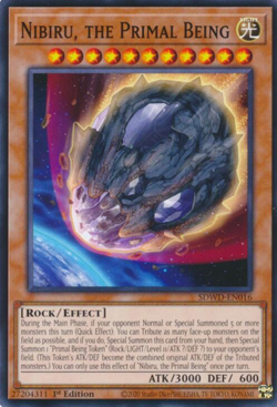 Nibiru, the Primal Being - SDWD-EN016 - Common 1sr ED NM Yugioh - Image 1