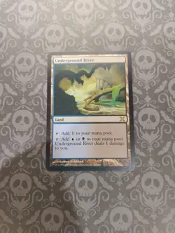 Magic: The Gathering Underground River Land Card 10th - Image 1