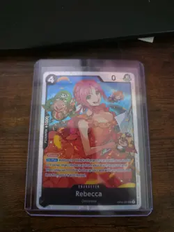 Rebecca OP05-091 Super Rare Foil Blocker Awakening of the New Era One Piece CCG - Image 1