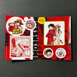 R566 Nami & Luffy Japanese One Piece Natsucomi Stickers 2022 A8 - Image 1