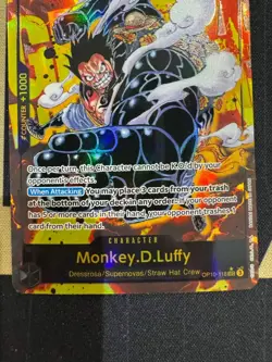 One Piece TCG - Monkey.D.Luffy (118) (Parallel) (OP10-118) - Royal Blood Foil NM - Image 2