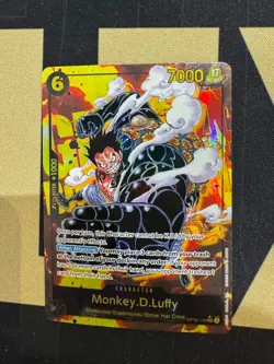 One Piece TCG - Monkey.D.Luffy (118) (Parallel) (OP10-118) - Royal Blood Foil NM - Image 4
