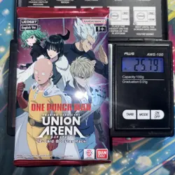 Heavy 25.79g Union Arena Sealed One Punch Man Booster Pack - Image 1