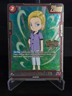 Dragon Ball Super Card Game - Android 18 (Mini) : DA (Judge Promo) FS06-05 - NM - Image 1