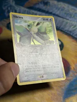 Vibrava 46/92 EX Legend Maker Reverse Holo Stamped Reverse Holo Pokemon Card MP - Image 4