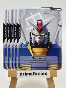 (5x) Gundam Card - Gundam Resource - R-002 C - Image 1