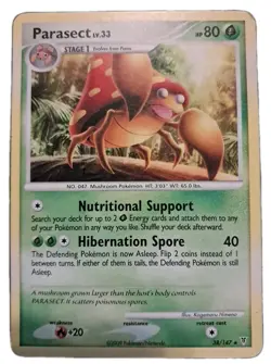 Pokemon Card Parasect LV.33 Supreme Victors 38/147 LP - Image 1