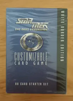 STAR TREK: The Next Generation CCG CUSTOMIZABLE CARD GAME 60 CARD STARTER SET - Image 1