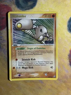 Hitmonlee 25/115 EX Unseen Forces Reverse Holo Rare Stamped Pokemon Card DMG - Image 2