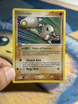 Hitmonlee 25/115 EX Unseen Forces Reverse Holo Rare Stamped Pokemon Card DMG - Image 3