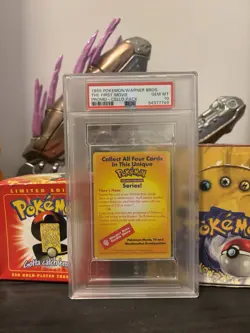 1999 POKEMON/WARNER BROS.CELLO PACK POKEMON: THE FIRST MOVIE PROMO PSA 10 - Image 2