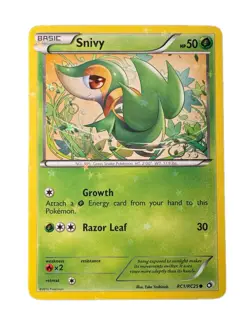 Pokemon Snivy RC1/RC25 Radiant Collection Holo LP - Image 1