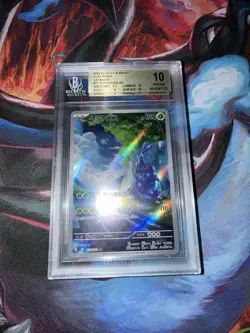 Pokemon Heracross 072/071 Sv2d Clay Burst Art Rare Holo Japanese Beckett 10 2023 - Image 1