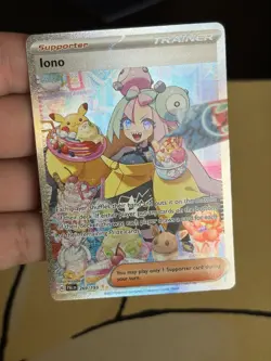 Iono 269/193 Sv02 Paldea Evolved Full Art Holo Ultra Rare Pokemon TCG EN - Image 1