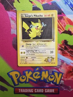 Pokemon TCG Lt. Surge's Pikachu 81/132 Gym Hero’s Basic - Image 1