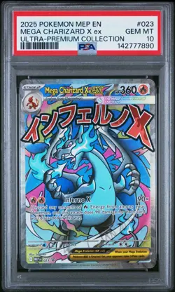 PSA 10 MEGA CHARIZARD X EX 023 BLACK STAR PROMO UPC POKEMON 🔥 - Image 1