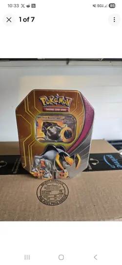 Pokemon MEGA EVOLUTION Booster Pack (6) And IRON Builder Tin With 4 Boosters - Image 2