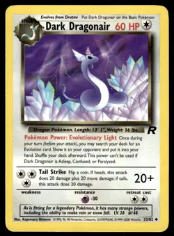 Pokemon TCG Team Rocket #33/82 Dark Dragonair LP+ - Image 1