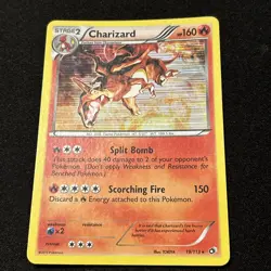 Pokemon TCG Charizard Legendary Treasures Holo Rare Card 19/113 NM - Image 2