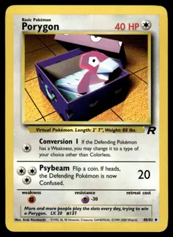 Pokemon TCG Team Rocket #48/82 Porygon - Image 1
