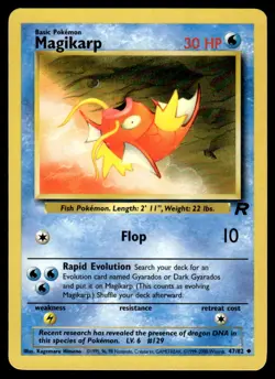 Pokemon TCG Team Rocket #47/82 Magikarp - Image 1
