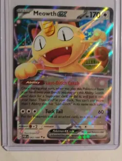 2026 Pokemon Meowth ex 062/088 ME03 Perfect Order Holo EN English - Image 1