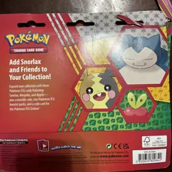Pokemon TCG: Snorlax, Morpeko & Applin Cards with 2 Booster Packs & Coin - Image 2