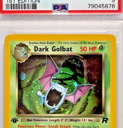 2000 Team Rocket 1st Edition Dark Golbat 7/82 - PSA 9 - Holo Rare Pokemon Card - Image 2
