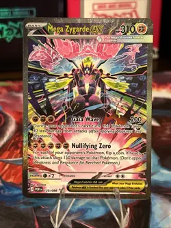 Mega Zygarde EX Perfect Order SIR 120/088 Pokemon Card TCG Near Mint - Image 1