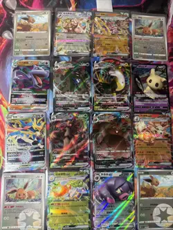 Pokemon 16 Card Lot nm V Max Mega SR Amazing Ex HOLO Rare Hits Only R59 - Image 1