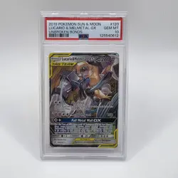 PSA 10 Lucario & Melmetal GX 120/214 Unbroken Bonds Pokemon - Image 1