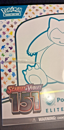 Torn Seal 151 Pokemon Center Elite Trainer Box Factory Sealed Exclusive PC ETB - Image 2