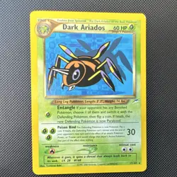 Pokemon Dark Ariados 17/105 Neo Destiny 2000 Stage 1 60 HP Rare Regular English - Image 1