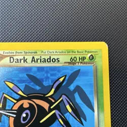 Pokemon Dark Ariados 17/105 Neo Destiny 2000 Stage 1 60 HP Rare Regular English - Image 4