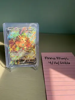 Pokemon TCG Leafeon v Evolving Skies Alt Art 167/203 Full Art Ultra Rare - Image 1