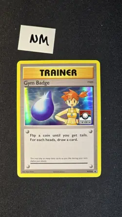 Gym Badge Misty Holo XY204 NM Pokemon Pokemon League Promo Series - Image 1