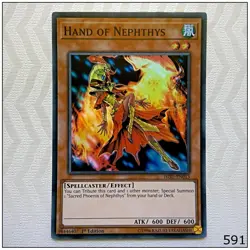 Hand of Nephthys - HISU-EN013 - Super Rare 1st Edition Yugioh - Image 1
