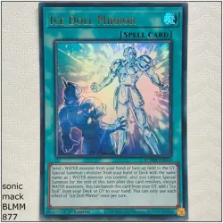 Ice Doll Mirror - BLMM-EN033 - Ultra Rare 1st Edition Yugioh - Image 1